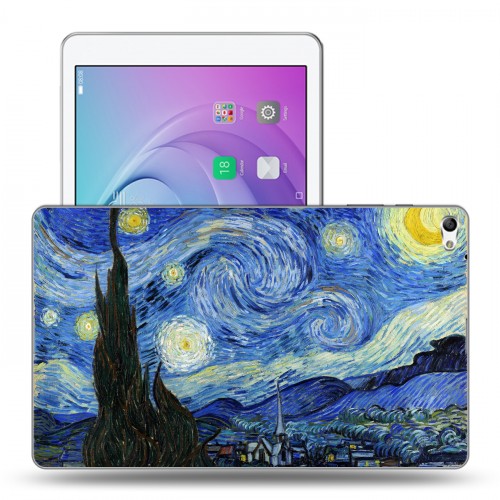 Дизайнерский силиконовый чехол для Huawei MediaPad T2 10.0 Pro Звездная ночь