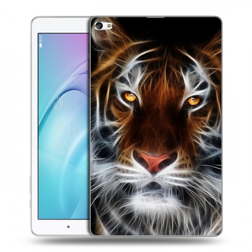 Дизайнерский силиконовый чехол для Huawei MediaPad T2 10.0 Pro Тигры