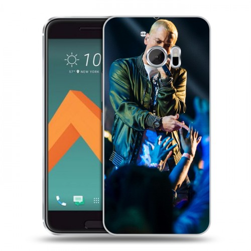 Дизайнерский пластиковый чехол для HTC 10 Eminem