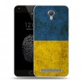 Дизайнерский пластиковый чехол для Umi Touch Флаг Украины