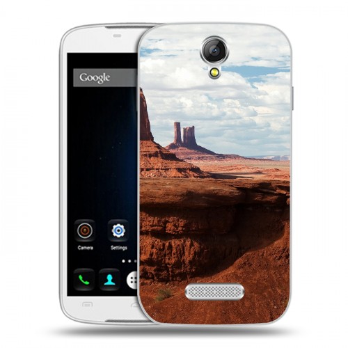 Дизайнерский пластиковый чехол для Doogee X6 каньоны