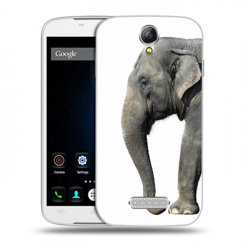 Дизайнерский пластиковый чехол для Doogee X6 Слоны