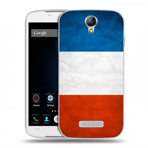Дизайнерский пластиковый чехол для Doogee X6 Флаг Франции