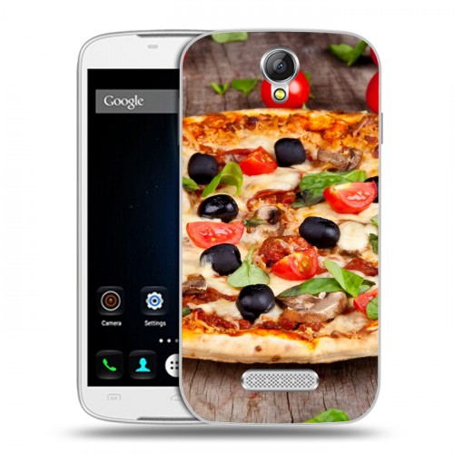 Дизайнерский пластиковый чехол для Doogee X6 Пицца