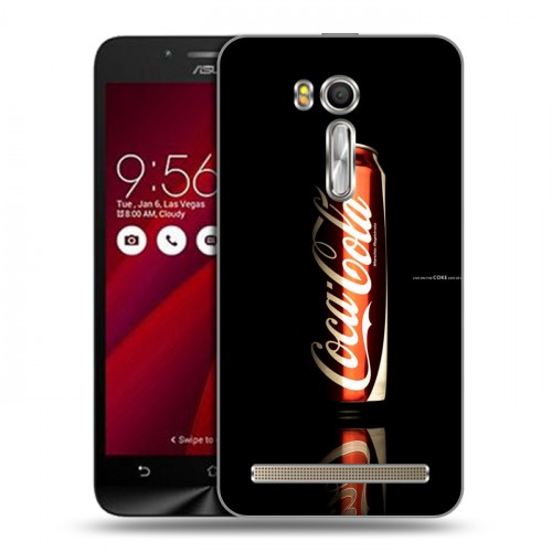 Дизайнерский силиконовый чехол для ASUS Zenfone Go 5.5 Coca-cola