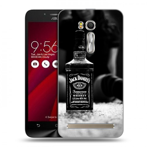 Дизайнерский силиконовый чехол для ASUS Zenfone Go 5.5 Jack Daniels