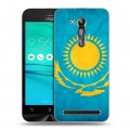 Дизайнерский пластиковый чехол для ASUS ZenFone Go 4.5 ZB452KG Флаг Казахстана