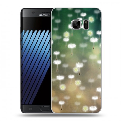 Дизайнерский пластиковый чехол для Samsung Galaxy Note 7 Прекрасные одуванчики