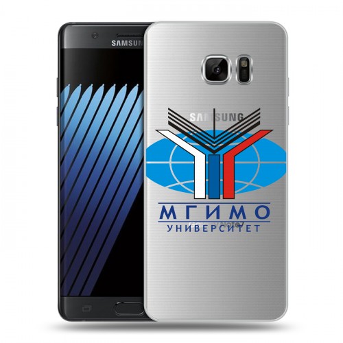 Дизайнерский пластиковый чехол для Samsung Galaxy Note 7 Прозрачные Вузы Москвы