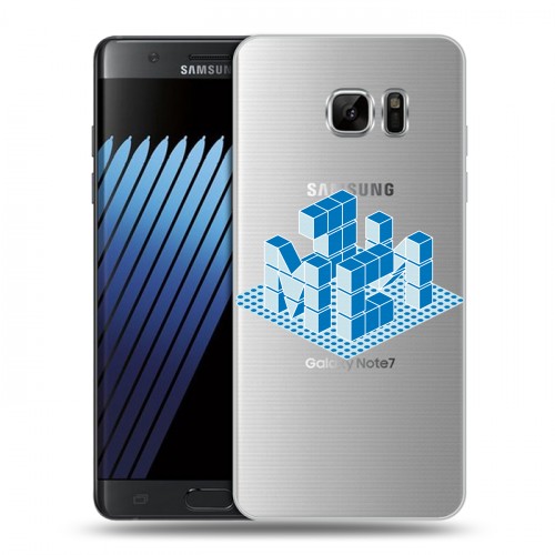 Дизайнерский пластиковый чехол для Samsung Galaxy Note 7 Прозрачные Вузы Москвы