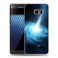 Дизайнерский пластиковый чехол для Samsung Galaxy Note 7 Астероиды