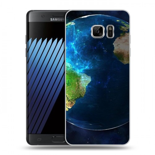 Дизайнерский пластиковый чехол для Samsung Galaxy Note 7 Земля
