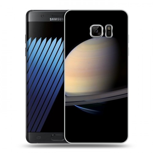 Дизайнерский пластиковый чехол для Samsung Galaxy Note 7 Сатурн