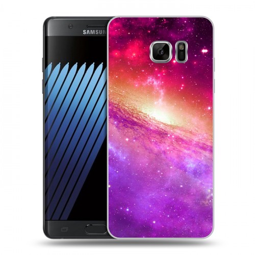 Дизайнерский пластиковый чехол для Samsung Galaxy Note 7 Туманность