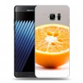 Дизайнерский пластиковый чехол для Samsung Galaxy Note 7 Апельсины