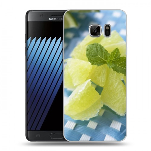 Дизайнерский пластиковый чехол для Samsung Galaxy Note 7 Лайм