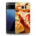 Дизайнерский пластиковый чехол для Samsung Galaxy Note 7 Пицца