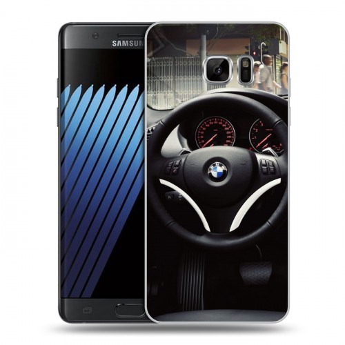 Дизайнерский пластиковый чехол для Samsung Galaxy Note 7 BMW