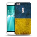 Дизайнерский пластиковый чехол для Asus ZenFone 3 Ultra флаг Украины