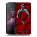 Дизайнерский силиконовый чехол для Homtom HT17 Флаг Турции