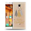 Полупрозрачный дизайнерский пластиковый чехол для Elephone S3 Новый год