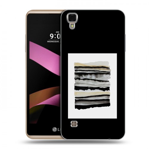 Дизайнерский пластиковый чехол для LG X Style Стильные абстракции