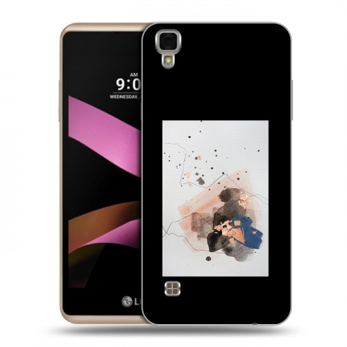 Дизайнерский пластиковый чехол для LG X Style Стильные абстракции