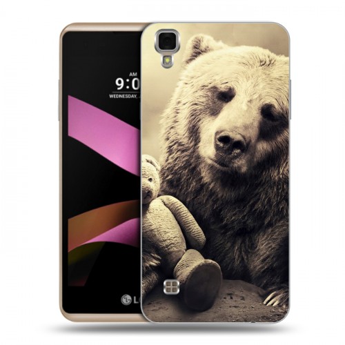 Дизайнерский пластиковый чехол для LG X Style Медведи
