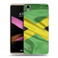 Дизайнерский пластиковый чехол для LG X Style Флаг Ямайки