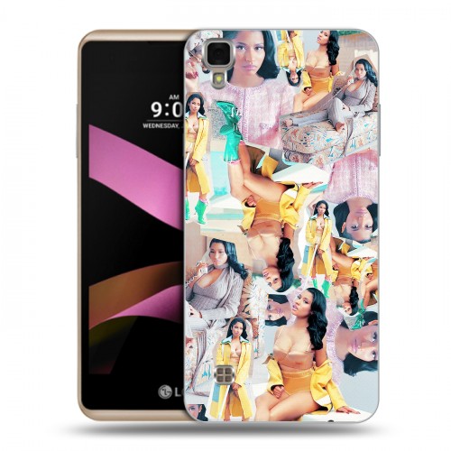 Дизайнерский пластиковый чехол для LG X Style Ники Минаж