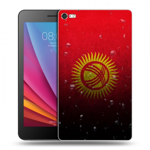 Дизайнерский силиконовый чехол для Huawei MediaPad T2 7.0 Pro Флаг Киргизии