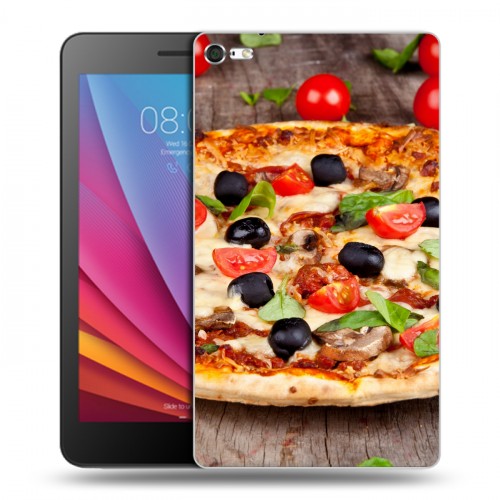 Дизайнерский силиконовый чехол для Huawei MediaPad T2 7.0 Pro Пицца