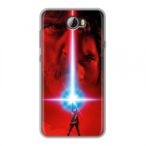 Дизайнерский силиконовый чехол для Huawei Y5 II Star Wars : The Last Jedi