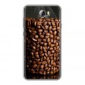 Дизайнерский силиконовый чехол для Huawei Y5 II кофе текстуры