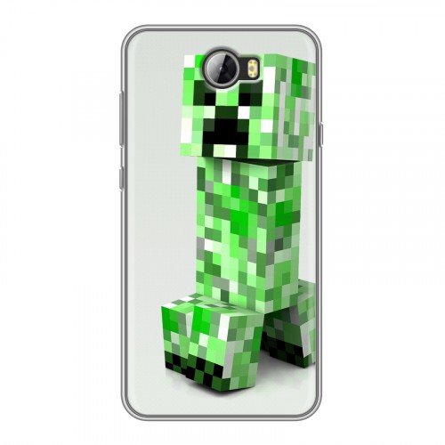 Дизайнерский силиконовый чехол для Huawei Y5 II Minecraft