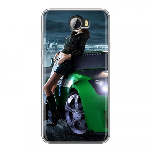 Дизайнерский силиконовый чехол для Huawei Y5 II Need for speed