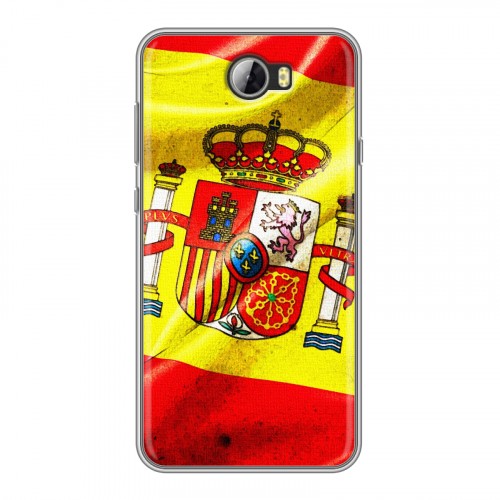 Дизайнерский силиконовый чехол для Huawei Y5 II Флаг Испании