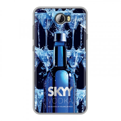 Дизайнерский силиконовый чехол для Huawei Y5 II Skyy Vodka