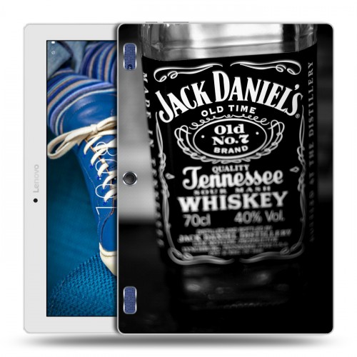 Дизайнерский силиконовый чехол для Lenovo Tab 2 A10-30 Jack Daniels