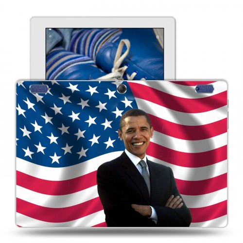 Дизайнерский силиконовый чехол для Lenovo Tab 2 A10-30 Барак Обама