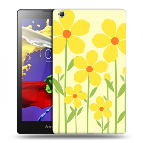 Дизайнерский силиконовый чехол для Lenovo Tab 3 7 Essential Романтик цветы