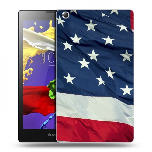 Дизайнерский силиконовый чехол для Lenovo Tab 3 7 Essential Флаг США
