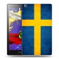 Дизайнерский силиконовый чехол для Lenovo Tab 3 7 Essential Флаг Швеции
