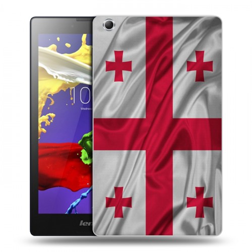 Дизайнерский силиконовый чехол для Lenovo Tab 3 7 Essential Флаг Грузии