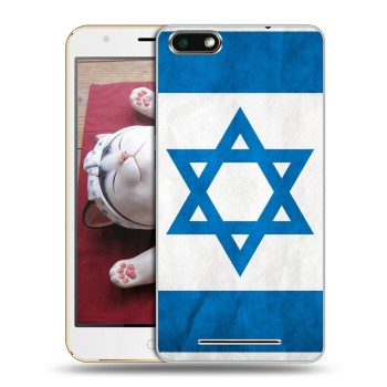 Дизайнерский силиконовый чехол для BQ Strike Флаг Израиля (на заказ)
