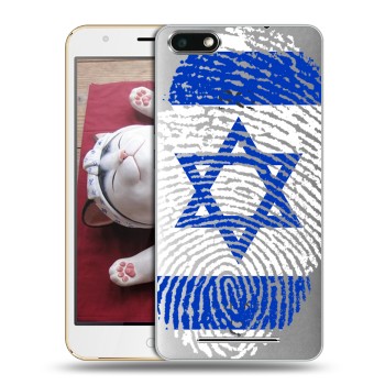 Дизайнерский силиконовый чехол для BQ Strike Флаг Израиля (на заказ)