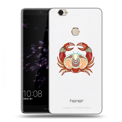 Полупрозрачный дизайнерский пластиковый чехол для Huawei Honor Note 8 Прозрачные знаки зодиака