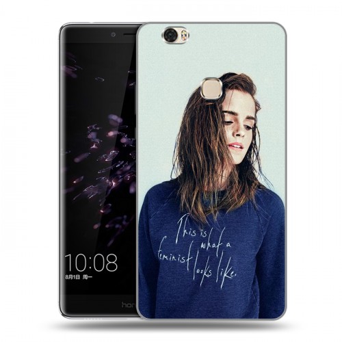 Дизайнерский пластиковый чехол для Huawei Honor Note 8 Эмма Уотсон
