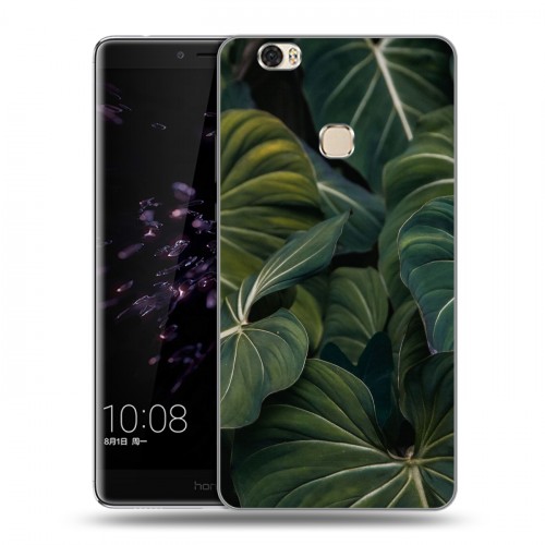 Дизайнерский пластиковый чехол для Huawei Honor Note 8 Нуарные листья