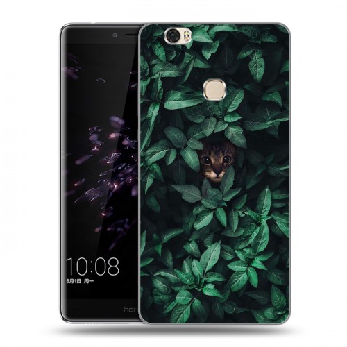 Дизайнерский пластиковый чехол для Huawei Honor Note 8 Нуарные листья